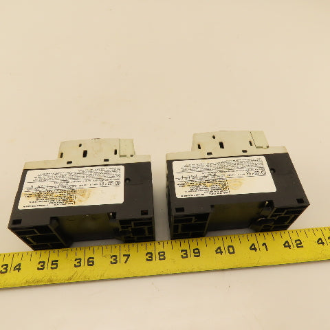 Siemens 3RV1011-1EA10 Manual Motor Starter Overload 400V 3Ph 2.8-4A Trip Lot/2
