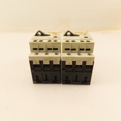 Siemens 3RV1011-1EA10 Manual Motor Starter Overload 400V 3Ph 2.8-4A Trip Lot/2