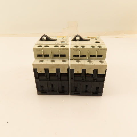 Siemens 3RV1011-1EA10 Manual Motor Starter Overload 400V 3Ph 2.8-4A Trip Lot/2