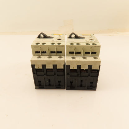 Siemens 3RV1011-1EA10 Manual Motor Starter Overload 400V 3Ph 2.8-4A Trip Lot/2