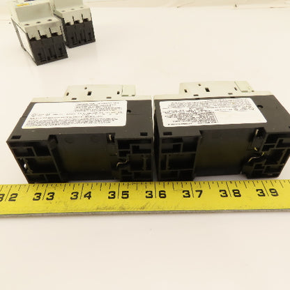 Siemens 3RV1011-1CA10 600V 3Ph Motor Starter Overload Breaker Mixed Lot Of 4