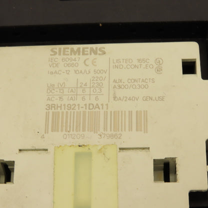 Siemens 3RT1054-1AF36 140A 600V Contactor Relay 110-127V Coil AC/DC
