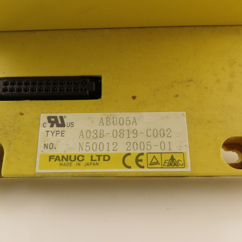Fanuc A03B-0819-C011 I/O Assembly Input Output Interface Chassis 24VDC