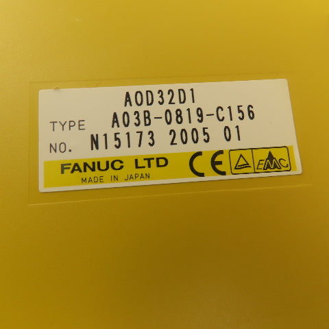 Fanuc A03B-0819-C011 I/O Assembly Input Output Interface Chassis 24VDC