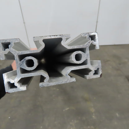 Flex-Link 1-1/2" x 3-1/2" x 100" Aluminum T-Slot Extrusion Smooth Profile