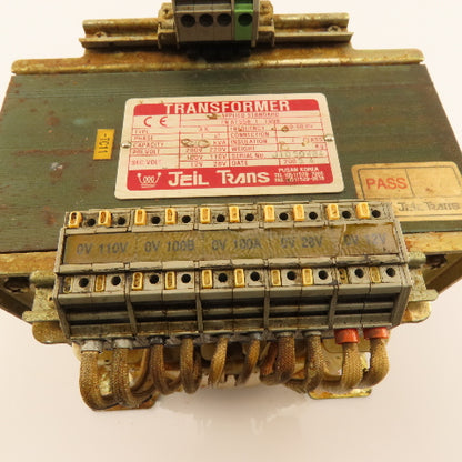Jeil Trans Type AN 200/220V Pri 100-110/12-28V Output 1.85kVa Transformer