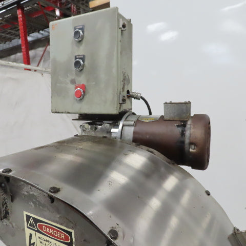 Hennig KMM-0530-00 116" Magnetic Incline Chip Conveyor 10" Belt 59" Disc 3Ph