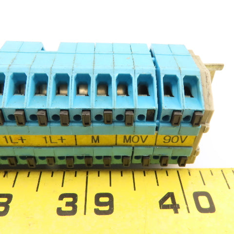 Seoil Electronics USL-5RB Quick Install Wire Terminal Block Rail Mount Lot Of 70