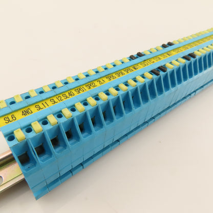 Seoil Electronics USL-5RB Quick Install Wire Terminal Block Rail Mount Lot Of 70