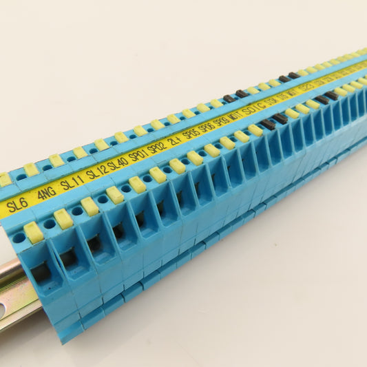 Seoil Electronics USL-5RB Quick Install Wire Terminal Block Rail Mount Lot Of 70