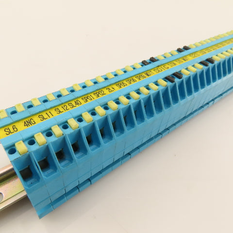 Seoil Electronics USL-5RB Quick Install Wire Terminal Block Rail Mount Lot Of 70
