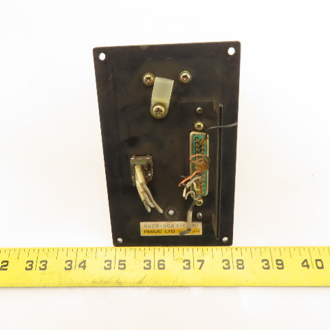 Fanuc A02B-0083-C180 TPR I/O Selector 25 Pin DB25 Serial Plug Covered Assembly