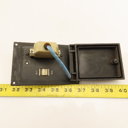 Fanuc A02B-0083-C180 TPR I/O Selector 25 Pin DB25 Serial Plug Covered Assembly