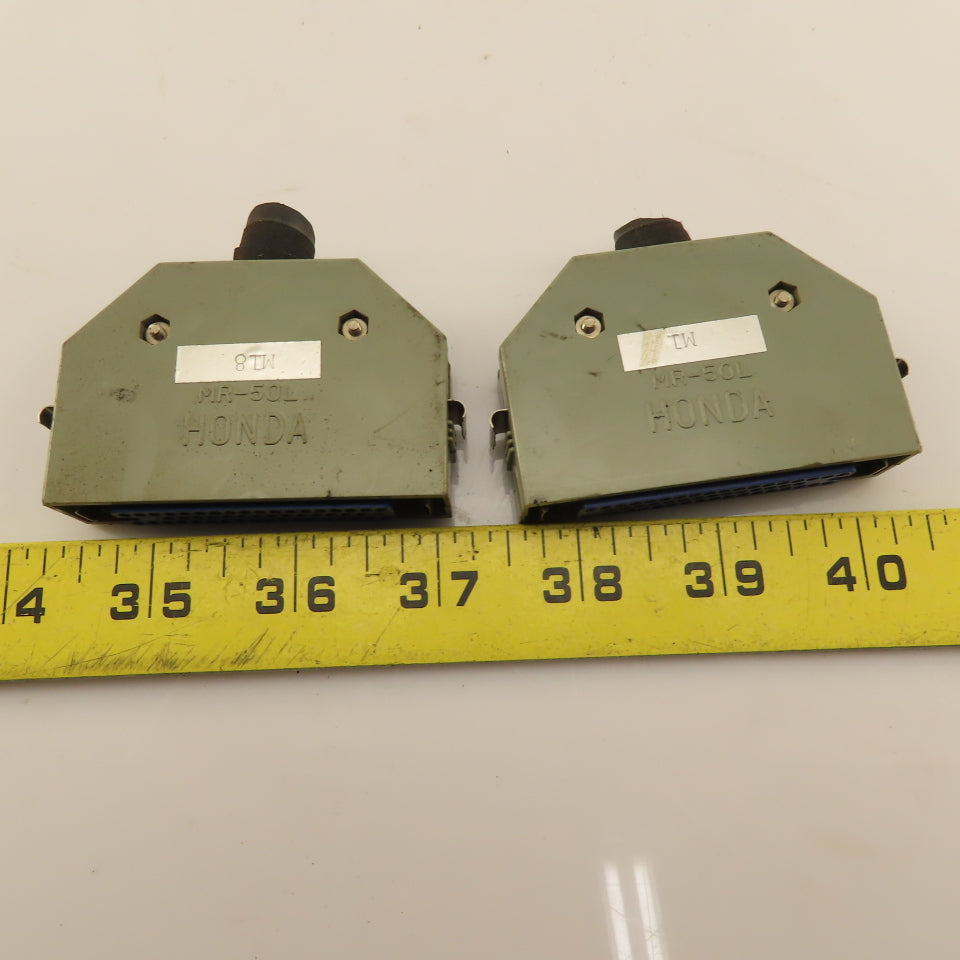 Honda MR-50LW 50 Position Solder Cup Female Connector Plug Lot Of 2