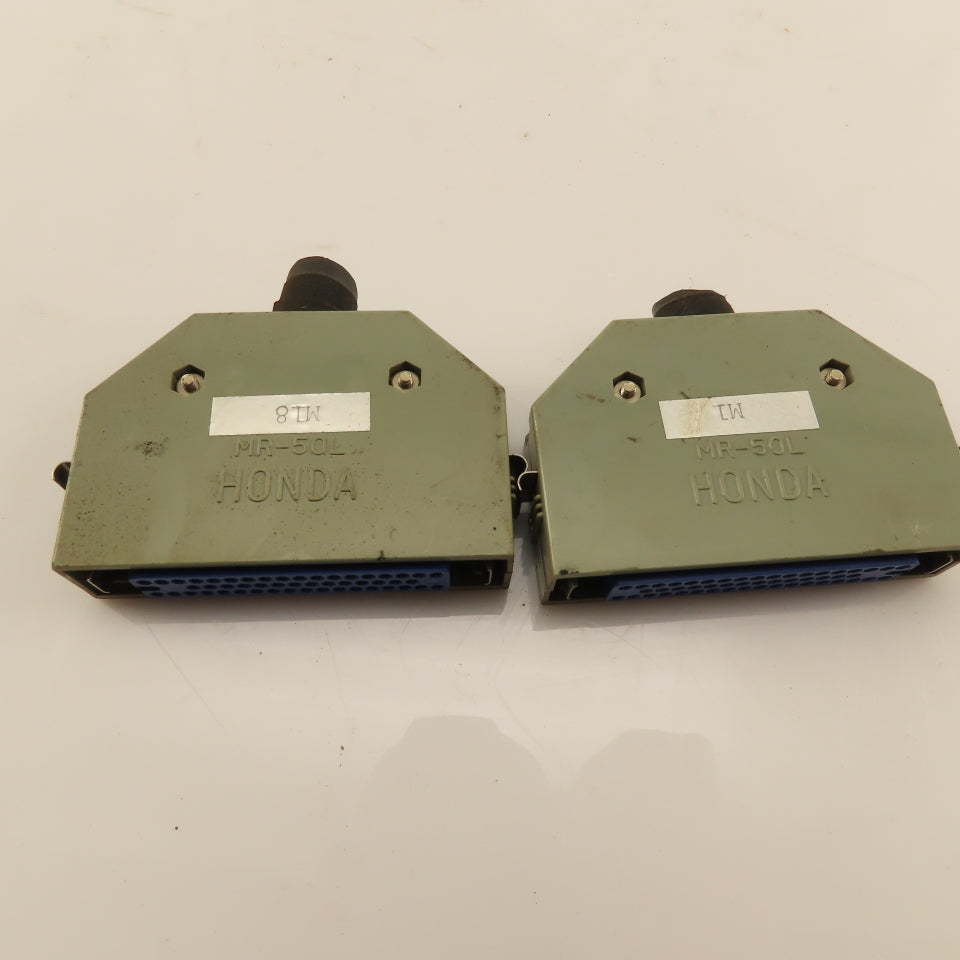 Honda MR-50LW 50 Position Solder Cup Female Connector Plug Lot Of 2
