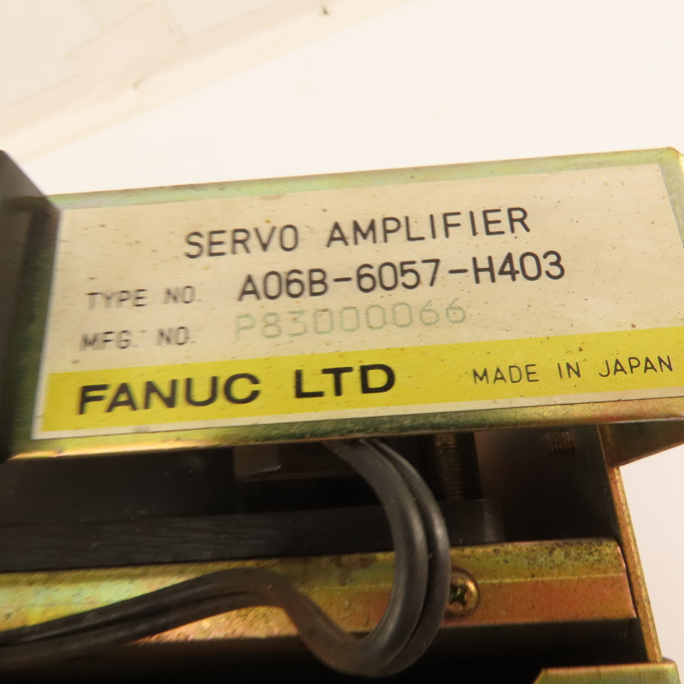 Fanuc A06B-6057-H403 A16B-1200-0670/04A Servo Amplifier