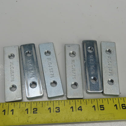 Flex-Link XLCJ 5X76 Streel Connecting Strip M8X1.25 Thread  Lot of 6