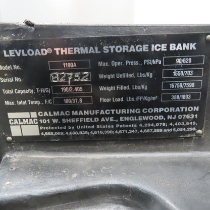 Trane Calmac 1190A IceBank Thermal Energy Storage Tank