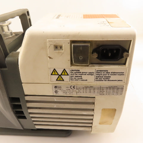Axiden 1015SD AM624611 Pascal Rotary Vane Pump Single Stage 110/220-230V 50/60Hz
