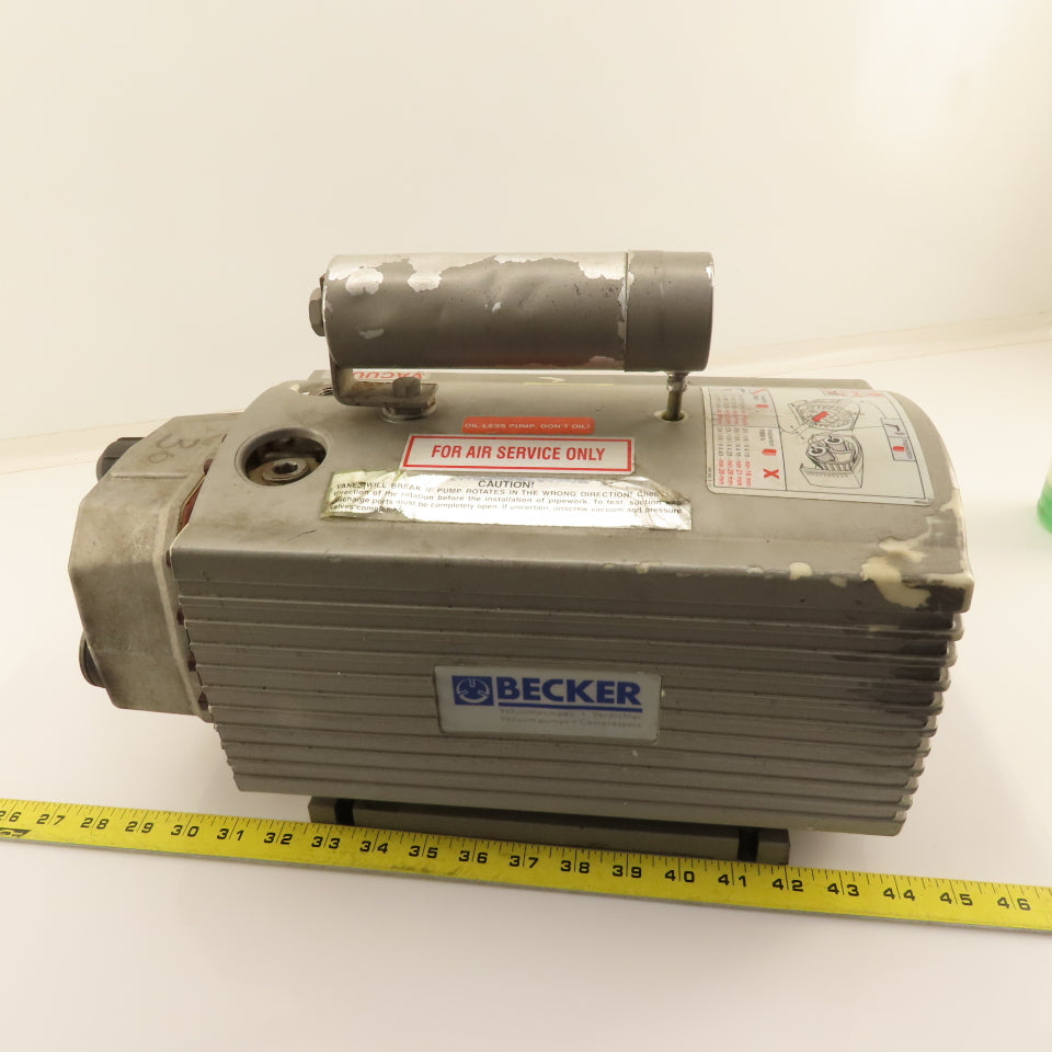 Becker WB80B4STP 0.66kW 1630RPM 1Ph Rotary Vane Vacuum Pump