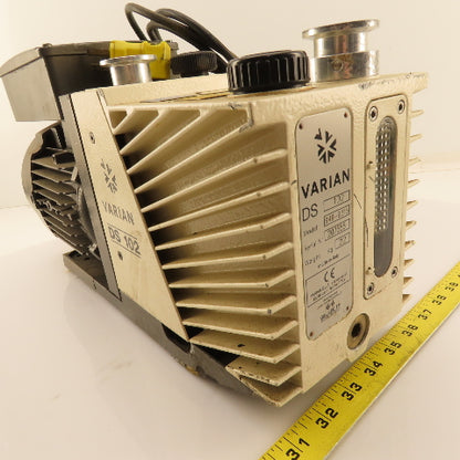 Varian DS102 949-9315 Dual Stage Rotary Vane Pump 208-230/460 .45/.55kW Tested