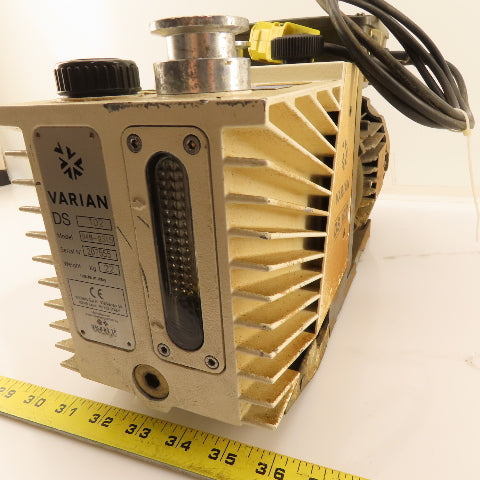 Varian DS102 949-9315 Dual Stage Rotary Vane Pump 208-230/460 .45/.55kW Tested