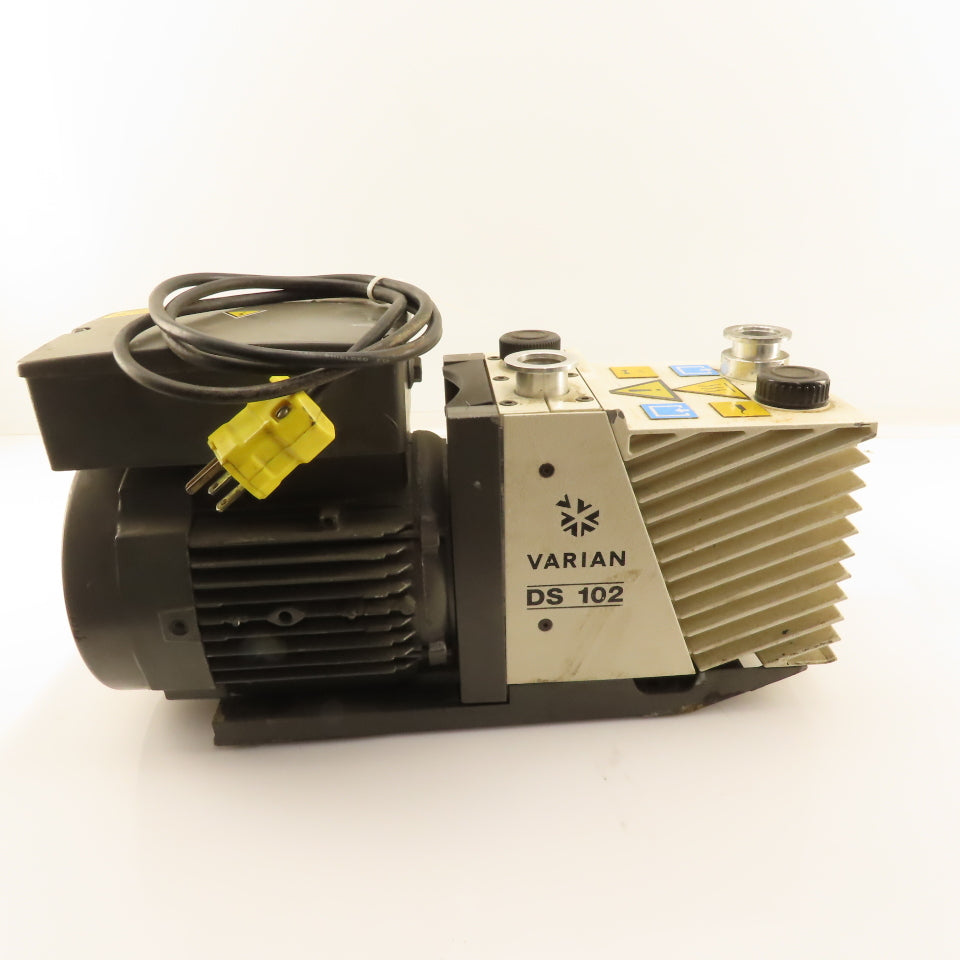 Varian DS102 949-9315 Dual Stage Rotary Vane Pump 208-230/460 .45/.55kW Tested