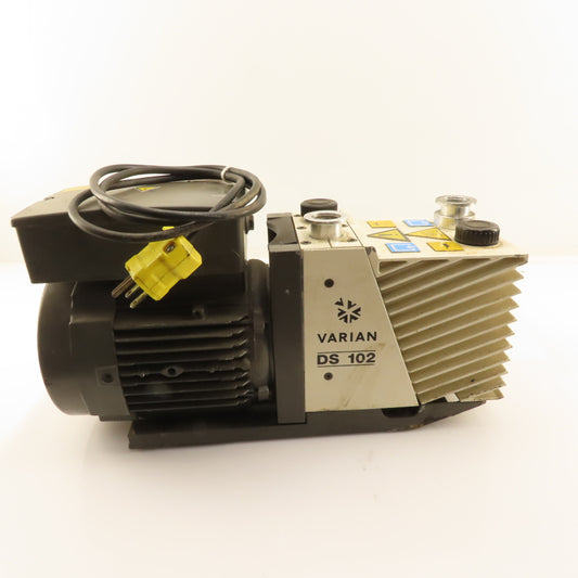 Varian DS102 949-9315 Dual Stage Rotary Vane Pump 208-230/460 .45/.55kW Tested
