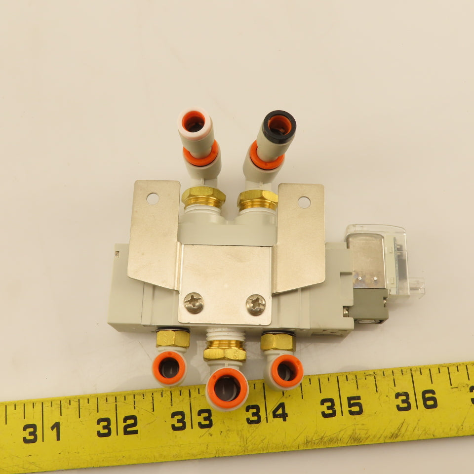 SMC SY7120-3LZ-02N 5/2 Position Pneumatic Directional Valve Single Solenoid 120V