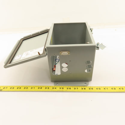 Hoffman A8066CH 8" x 6" x 6" Type 12,13 Electrical Enclosure Box W/ Back Plate