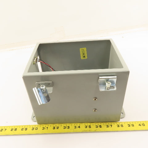 Hoffman A8066CH 8" x 6" x 6" Type 12,13 Electrical Enclosure Box W/ Back Plate