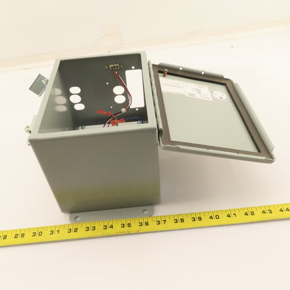 Hoffman A8066CH 8" x 6" x 6" Type 12,13 Electrical Enclosure Box W/ Back Plate