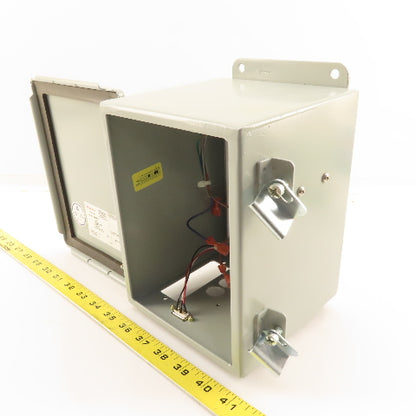 Hoffman A8066CH 8" x 6" x 6" Type 12,13 Electrical Enclosure Box W/ Back Plate