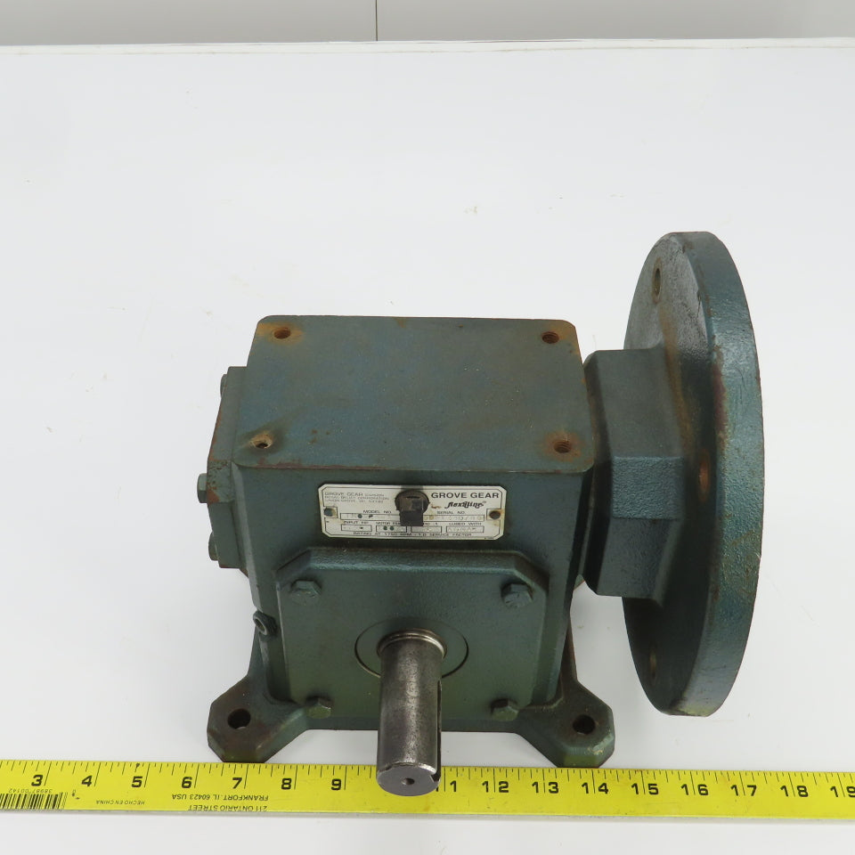 Grove Gear TMQ224-1 7.5:1 Ratio Gear Reducer 180TC Frame 3.46HP 1750 RPM Input
