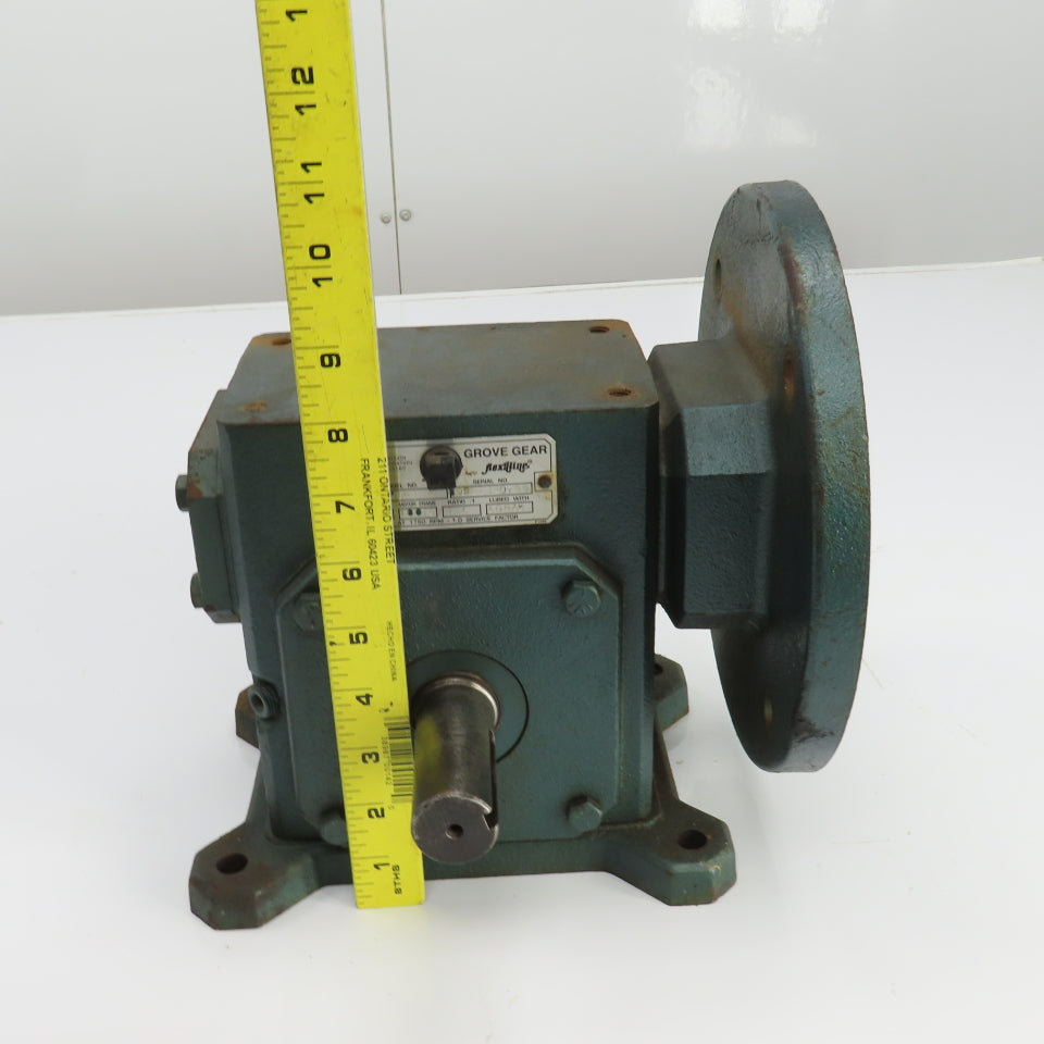 Grove Gear TMQ224-1 7.5:1 Ratio Gear Reducer 180TC Frame 3.46HP 1750 RPM Input