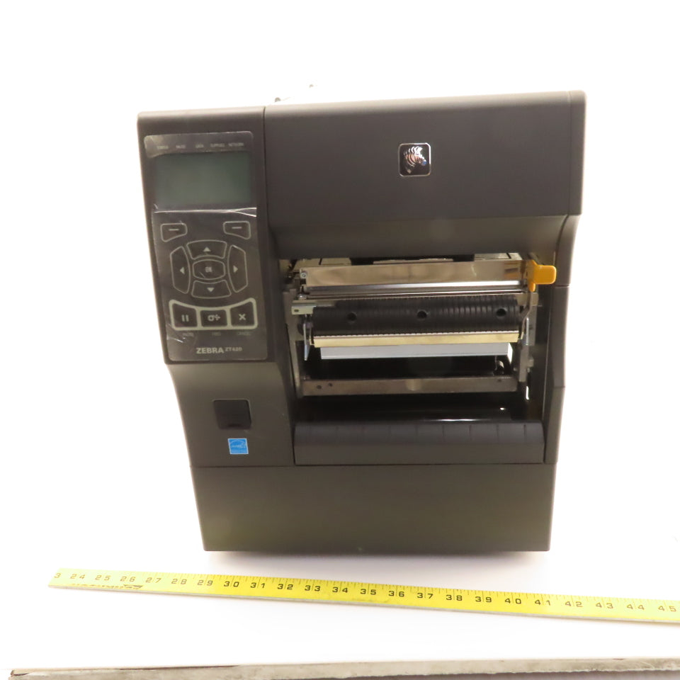 Zebra ZT420 ZT41063-T410000Z Thermal Transfer Label Maker 100-240VAC