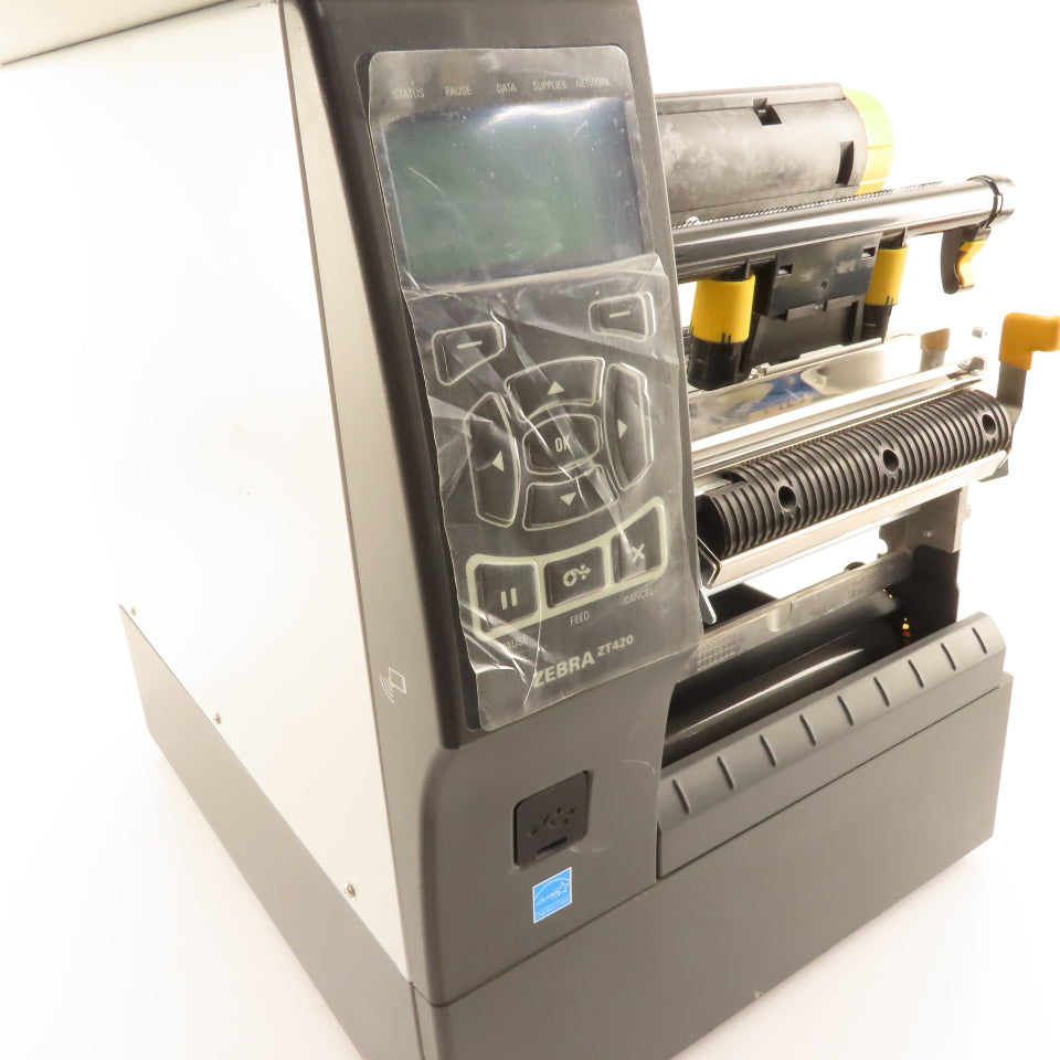 Zebra ZT420 ZT41063-T410000Z Thermal Transfer Label Maker 100-240VAC
