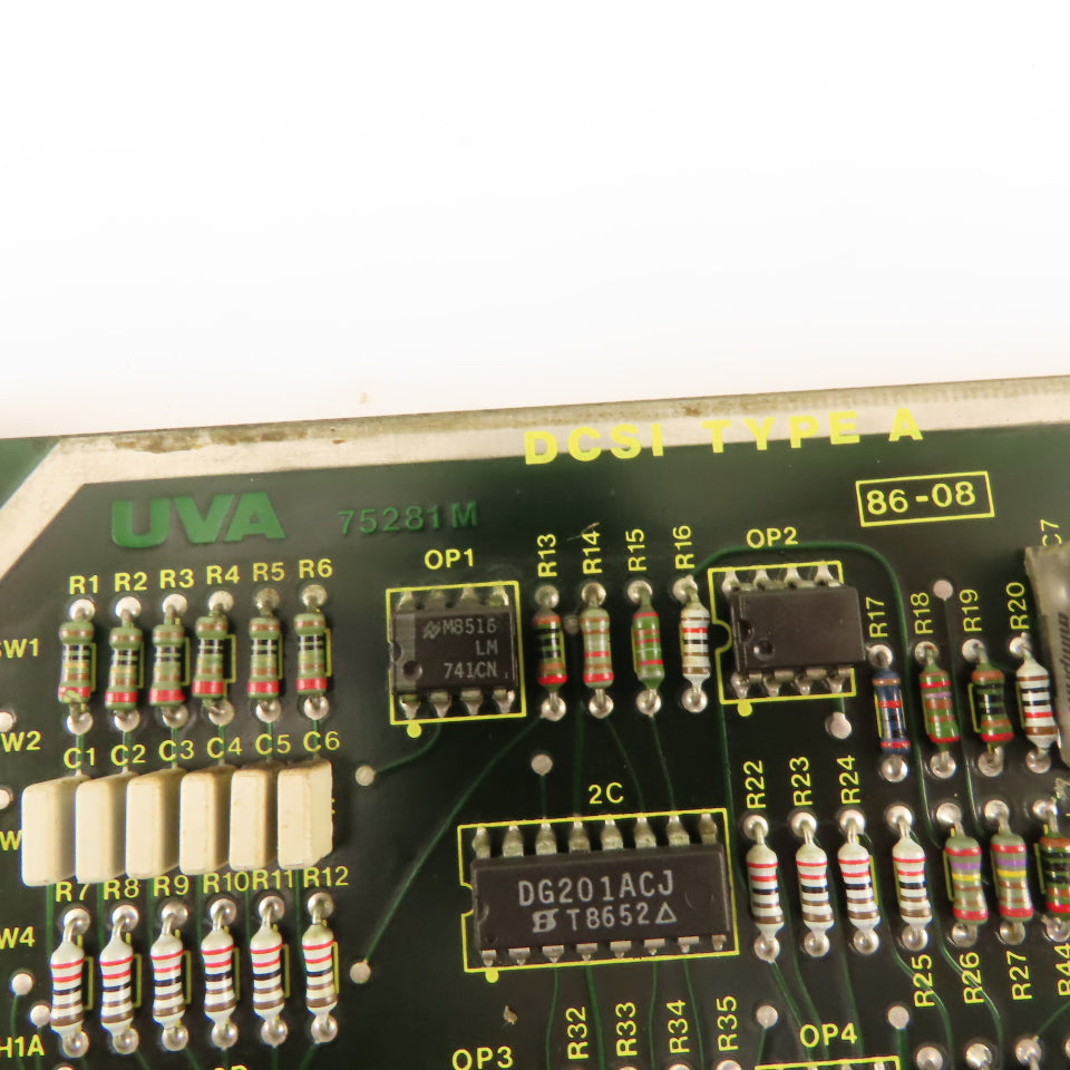 UVA 75281M Uvamatic 10MD DCSI Type A Circuit Board