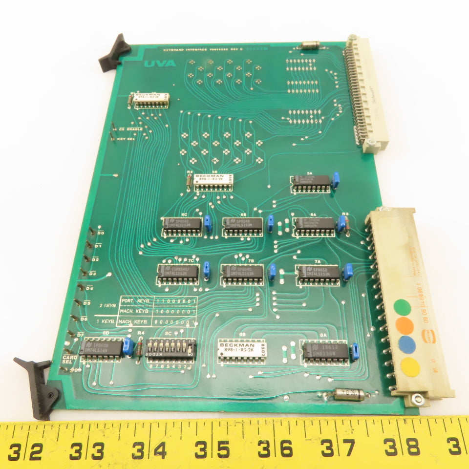 UVA 75282M Uvamatic 10MD Keyboard Interface 70075282 REV O Circuit Board