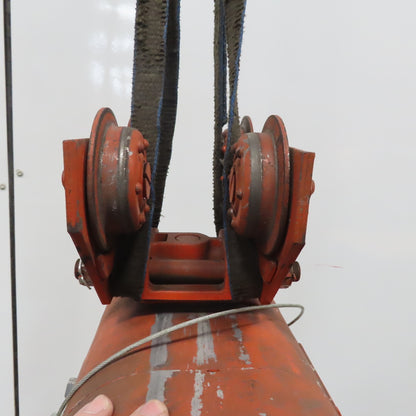 CM Lodestar Model A 1/8 Ton Electric Hoist 10' Lift 32 FPM 120V 1Ph W/Trolley