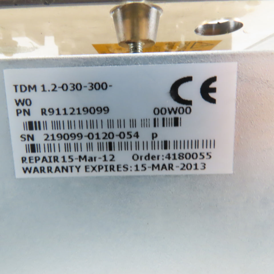 Indramat TDM1.2-30-300-W0 MOD1/1X353-194 AC Servo Drive Motor 2000RPM