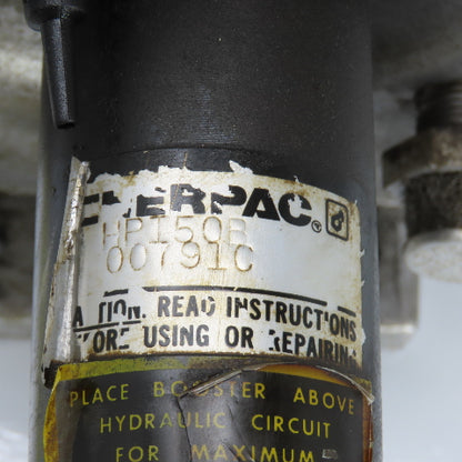 Enerpac HPI50B00791C Air Hydraulic Booster Intensifier Pump