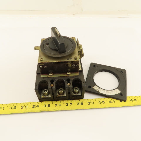 Terasaki T0-225CB 225A 600VAC Mains Disconnect Breaker Panel Operator Switch