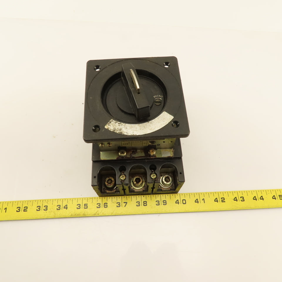 Terasaki T0-225CB 225A 600VAC Mains Disconnect Breaker Panel Operator Switch