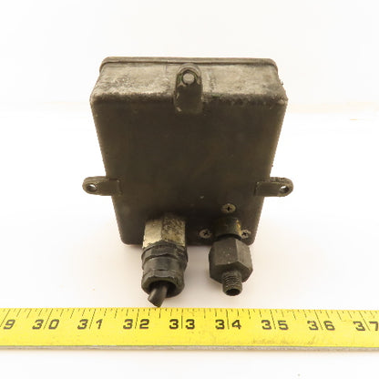 Nagano Keiki Type CQ20 1000 PSI Range Pressure Switch