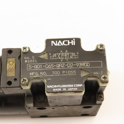 Nachi S-G01-C6S-GRZ-D2-9390D 4/3 Way Float Hydraulic Directional Valve 24VDC