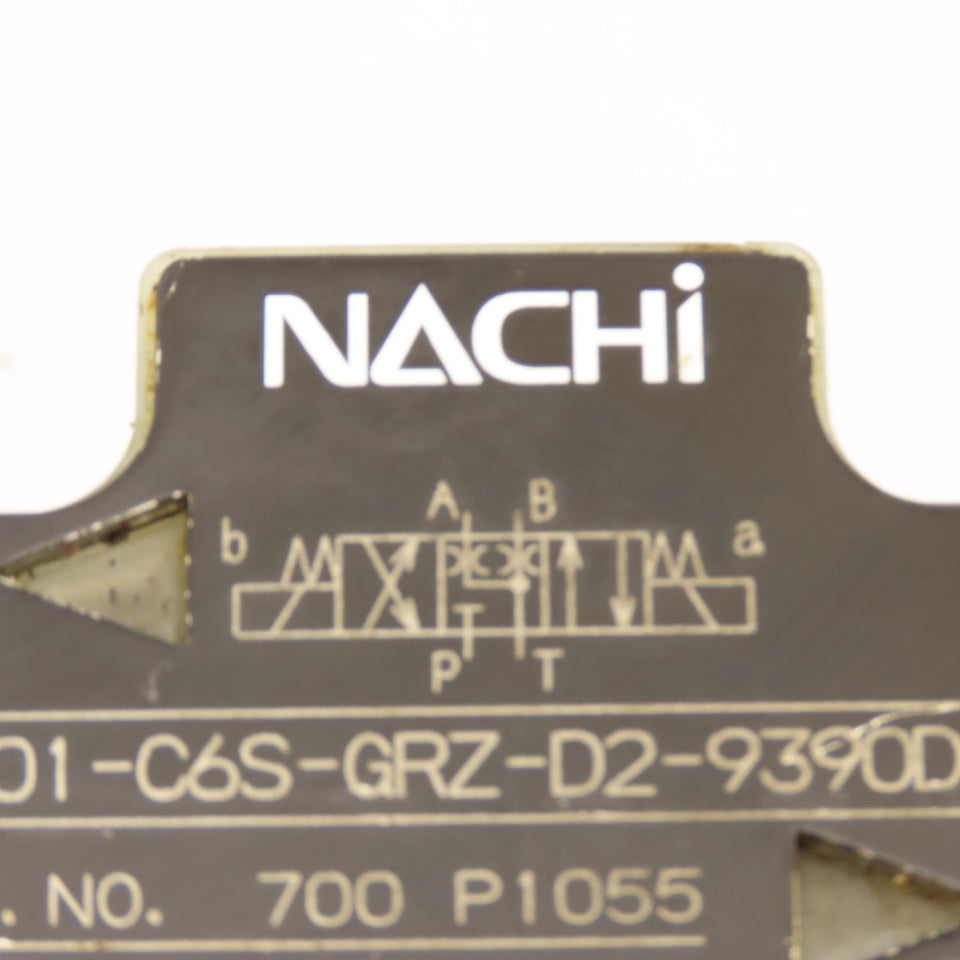 Nachi S-G01-C6S-GRZ-D2-9390D 4/3 Way Float Hydraulic Directional Valve 24VDC