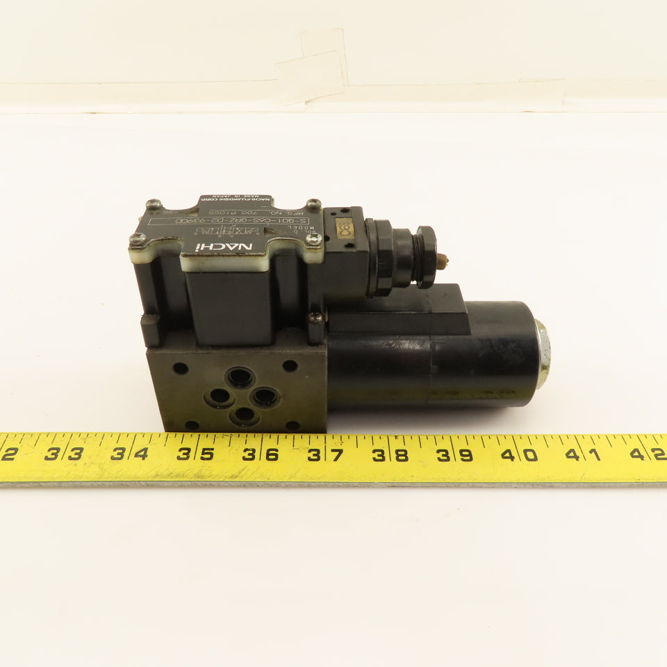 Nachi S-G01-C6S-GRZ-D2-9390D 4/3 Way Float Hydraulic Directional Valve 24VDC