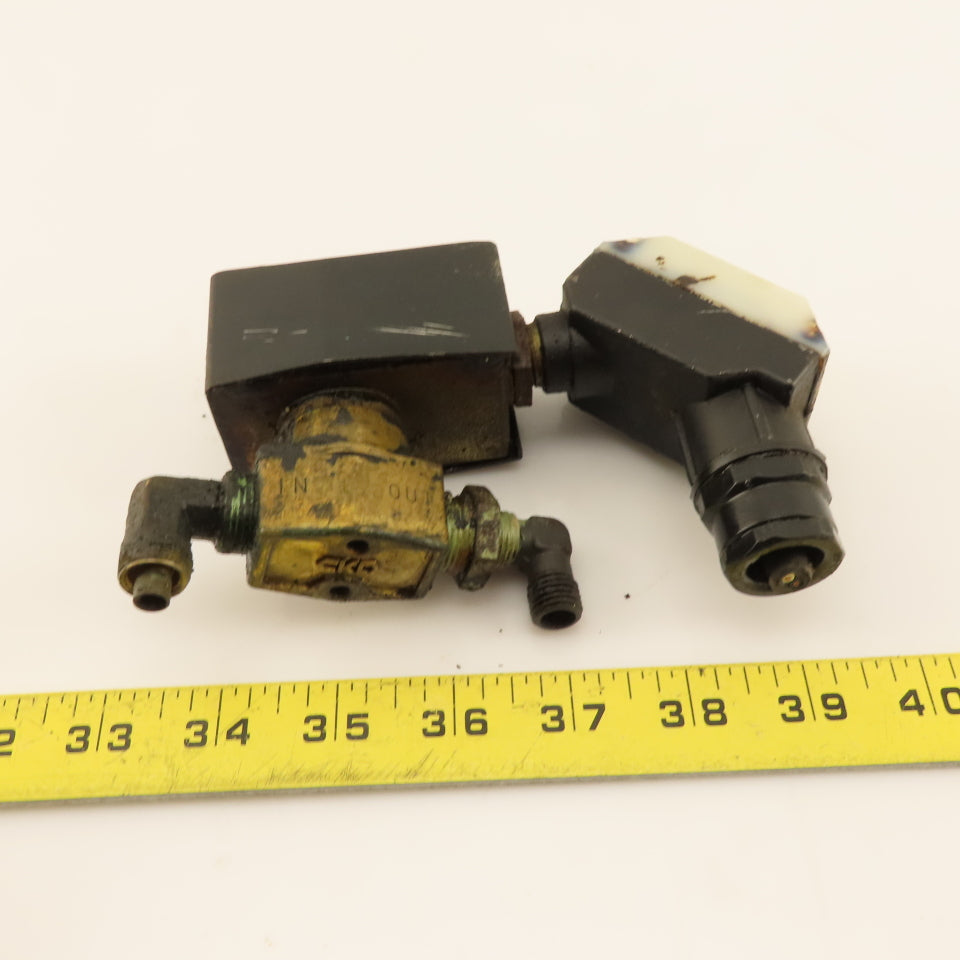 CKD AB41-03-5 3/8" Solenoid Operated Drain Valve
