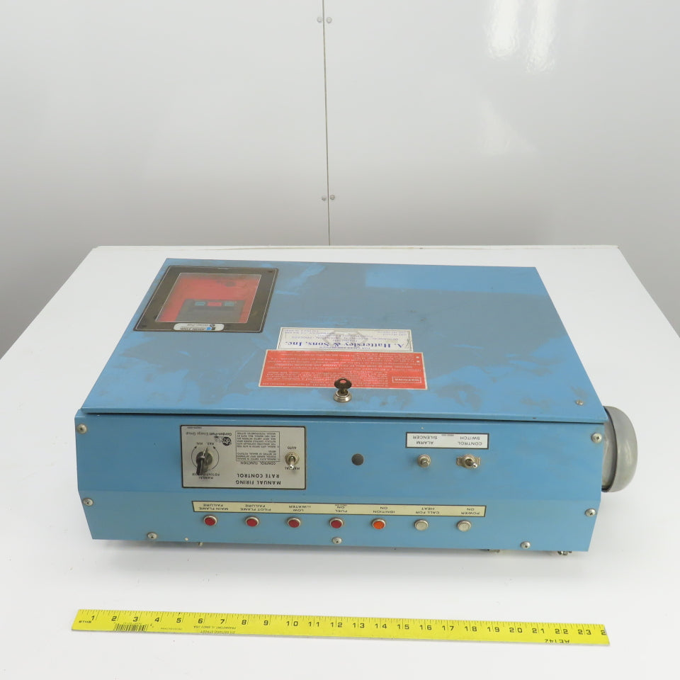 Bryan Boiler RV350-W-FDG Flexible Water Tube Boiler Manual Control Panel
